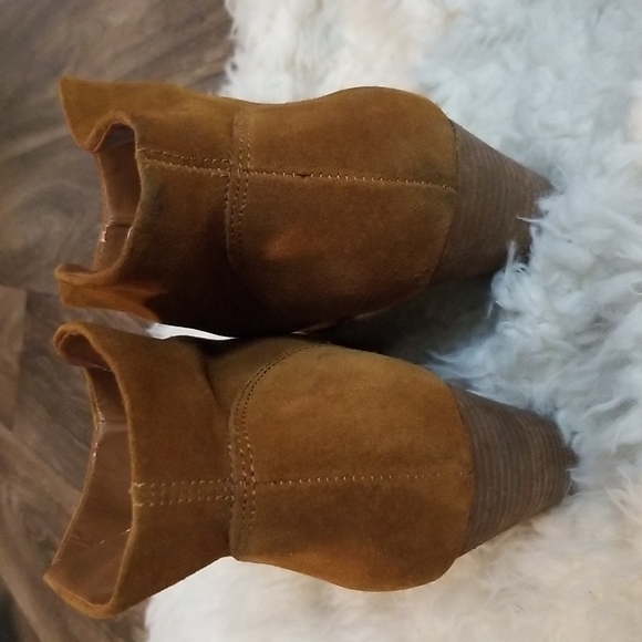 Steve Madden Philip Brown Suede Ankle Booties Size 9.5 - Picture 6 of 10